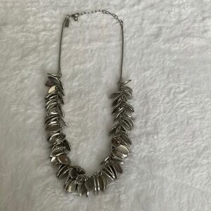 WHBM White House Black Market Silver Necklace